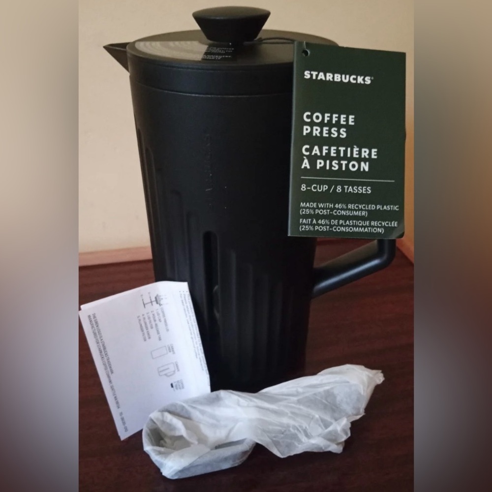 Starbucks Black Coffee Canister Kitchen Accessory